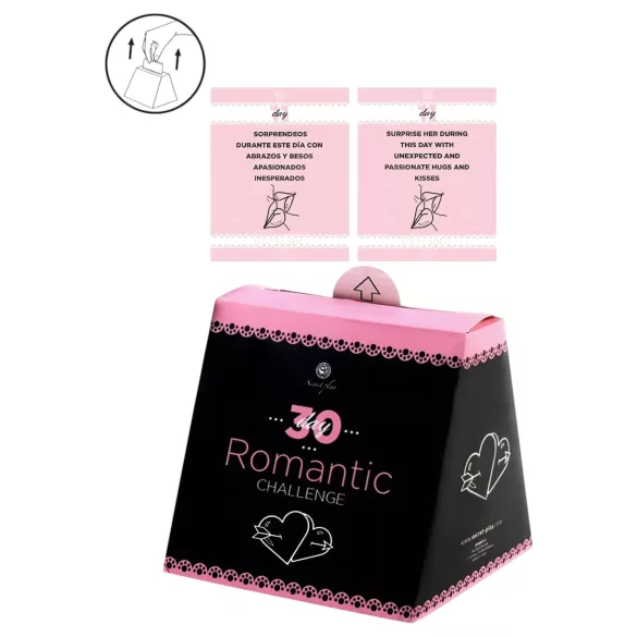 Secret Play 30 Day Romantic Challenge - romantyczna gra karciana z wyzwaniami (angielski, hiszpański)