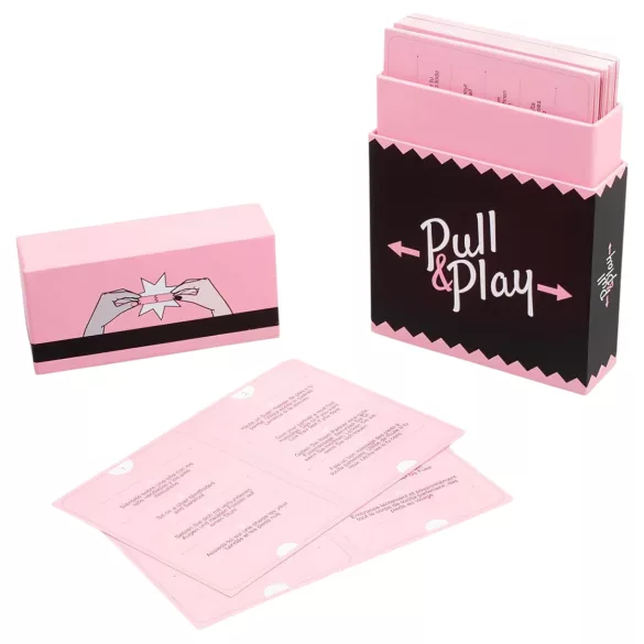 Secret Play Pull & Play - erotyczna gra karciana dla par (50 kart) - w 7 językach
