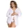Subblime Queen Plus - białe koronkowe kimono - XL-2XL