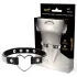 Coquette - choker z kryształkami - zawieszka serce - czarny