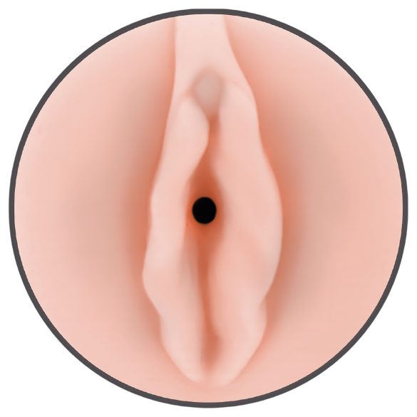 JamyJob - realistyczna sztuczna wagina w etui - czarna cielista