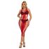 Subblime 952327 - Sukienka z siatki z krzyżowymi paskami - (czerwona) - S-L