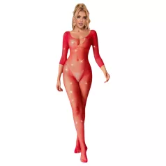 Subblime 952419 - body z cekinami - czerwony - XS-M