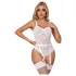 Subblime 954291 - body z łańcuszkami - przezroczysty - biały - L-XL