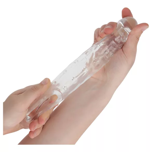 Addicted Toys - nakładka na penisa z pierścieniem na jądra - 23 cm