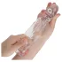 Addicted Toys - nakładka na penisa z pierścieniem na jądra - 22 cm (przezroczysta)
