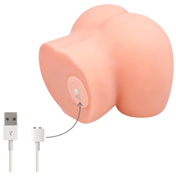 Intense First Time Ariana - masturbator realistyczny wibrujący - skóra naturalna