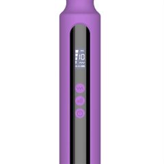   Engily Ross Aura - ładowalny wibrator z cyfrowym masażerem (fioletowy)