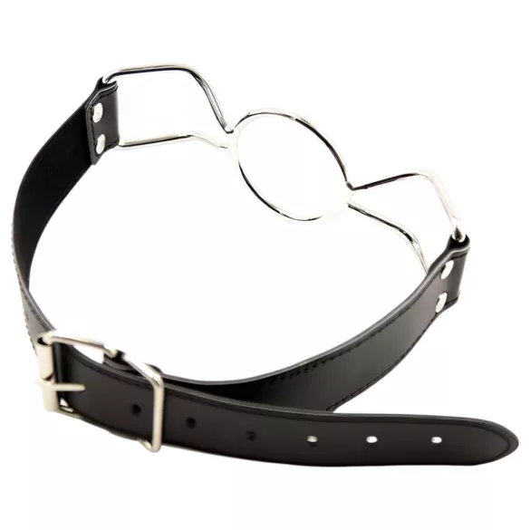 Latetobed - knebel z otworem na usta - czarny