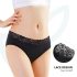 Adalet Natura Super - majtki menstruacyjne (czarne) - L