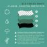 Adalet Ocean Normal - majtki menstruacyjne (czarne) - M