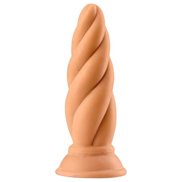 Max & Co Felix - zakręcony 15cm plug analny - naturalny