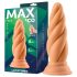 Max & Co Felix - zakręcony 15cm plug analny - naturalny