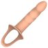 Action StrapOn S - strap-on z pustym dildo - naturalny kolor