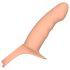 Action StrapOn S - strap-on z pustym dildo - naturalny kolor