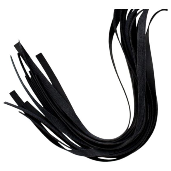 Latetobed - pejcz erotyczny - skóra - czarny - 45 cm