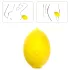 Engily Ross Lemon - falbankowy stymulator łechtaczki w kształcie cytryny (żółty)