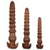 Evolved Twisted Love - Zestaw dildo analnego (imitacja drewna)