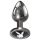 Playboy Tux - mały srebrny analny plug