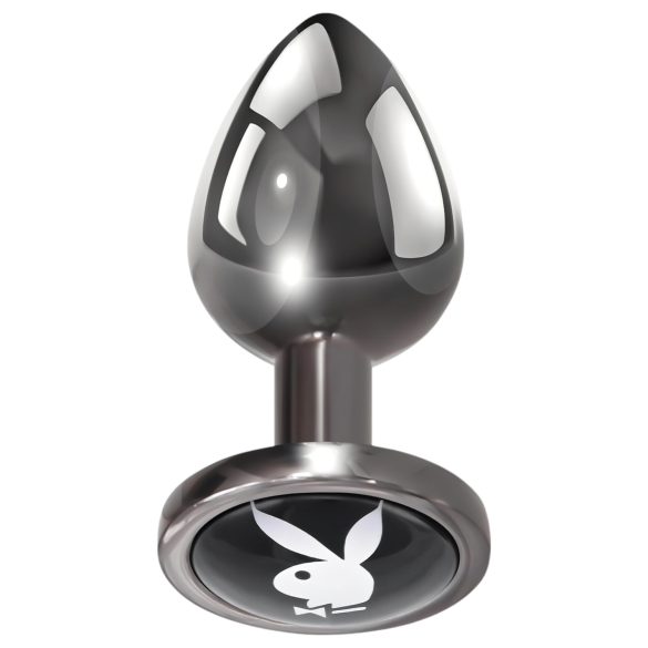 Playboy Tux - mały srebrny analny plug