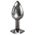 Playboy Tux - mały srebrny analny plug