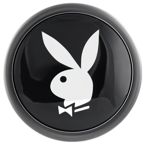Playboy Tux - korek analny - mały - srebrny