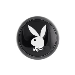 Playboy Tux - dildo analne - małe (srebrne)