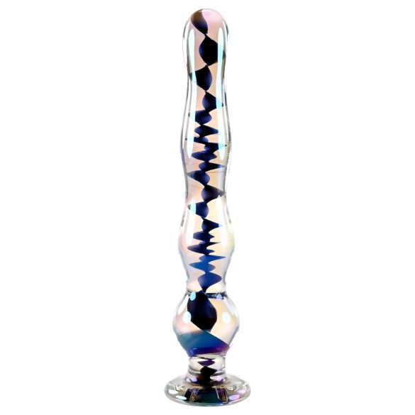 Playboy Jewels - falliczny szklany dildo (przezroczysty)