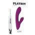 Playboy Bitty Bunny - różowy wibrator z ramieniem łechtaczki