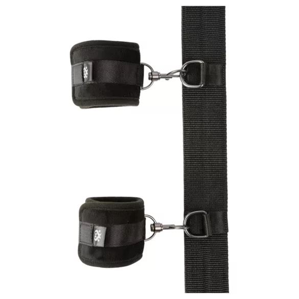 Sei Mio - rozpórka do nóg z kajdankami - czarna