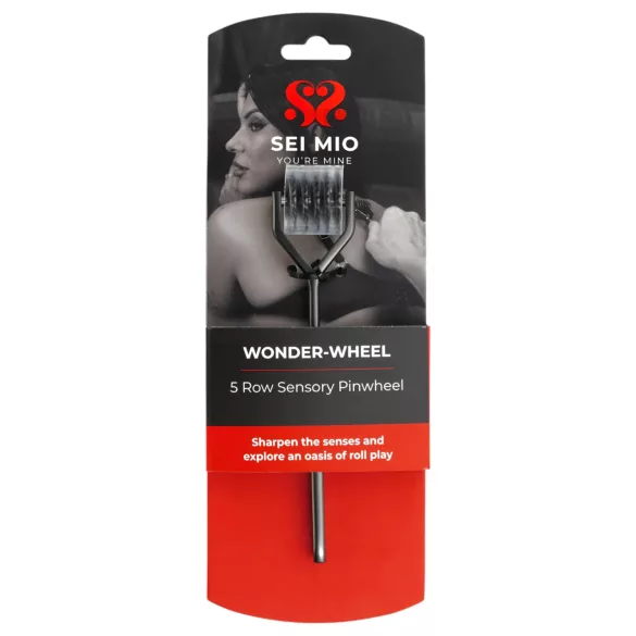 Sei Mio - koło do stymulacji - metalowe - srebrny