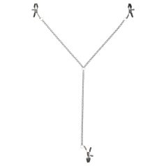 Sei Mio - czarny klips na sutki i wargi sromowe