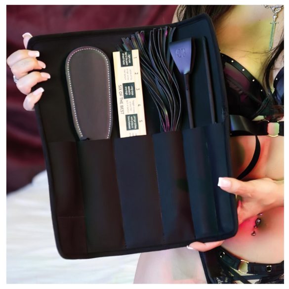 Sei Mio - zestaw do BDSM - 5 elementów - czarny