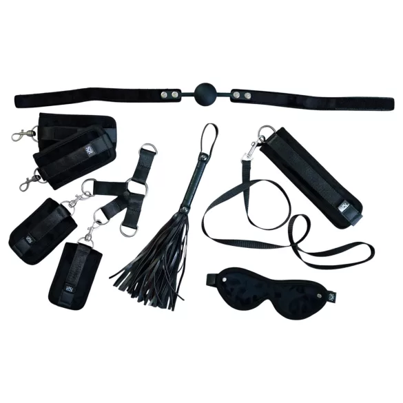 Sei Mio - zestaw do bondage - 6 elementów - czarny
