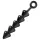 XR Brands - Spades - koralikowy dildo analny (czarny)