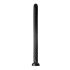 Hozed Spiral Analna Wąż 19 - przyssawkowy analny dildo (czarny)