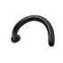 Hosed Spiral Anal Snake 19 - dildo analny z przyssawką - czarny