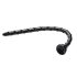Cienki Wąż Analny Hosed Swirl 18 - dildo analne (czarne)