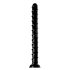 Hosed Swirl Anal Snake 18 - czarne dildo analne