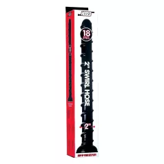 Hosed Swirl Tchick Anal Snake 18 - dildo analne - czarny