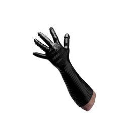   Pleasure Fister - teksturowane rękawiczki do pięści (czarne)