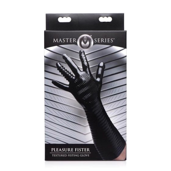 Pleasure Fister - teksturowane rękawiczki do pięści (czarne)