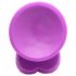 XR Brands POP - z przyssawką, dildo z jądrami - 19 cm (fioletowy)