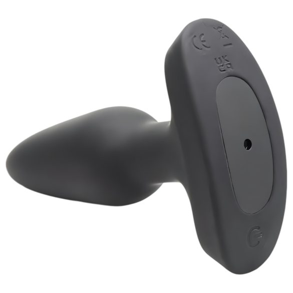 Booty Sparks Laser - wibrujący korek analny - bezprzewodowy, ładowalny, czarny