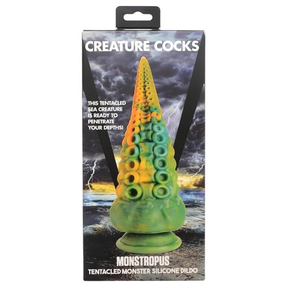 Creature Cocks Monstropus - dildo realistyczne - 22 cm - żółty
