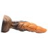 Creature Cocks Ravager - dildo silikonowe teksturowane - 20 cm - pomarańczowy