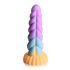 Creature Cocks Mystique - dildo jednorożca - 21cm - fioletowo-żółty