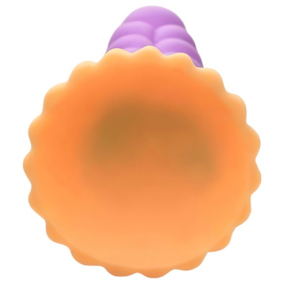 Creature Cocks Mystique - dildo jednorożca - 21cm - fioletowo-żółty