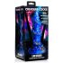 Creature Cocks Kraken - spiralne dildo ośmiornicy - 21cm (złoto-niebieskie)