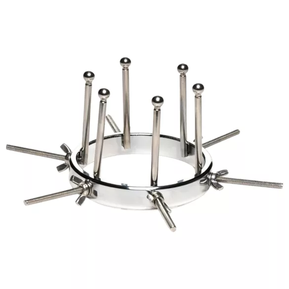 XR Brands Oculus - dilator ze stali nierdzewnej - srebrny